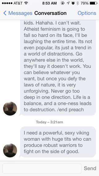 Illustration for article titled Soooo, I just woke up to this OkCupid inbox...